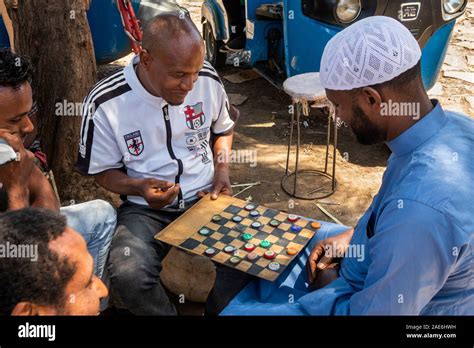 Ethiopia Amhara Region Gondar Arada Market Christian And Moslem Men