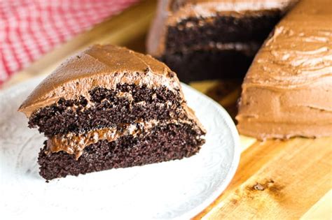 Soft And Fudgy Chocolate Cake With Chocolate Frosting