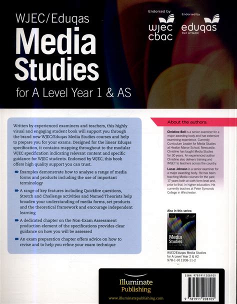 Wjeceduqas Media Studies For A Level Year 1 And As By Bell Christine