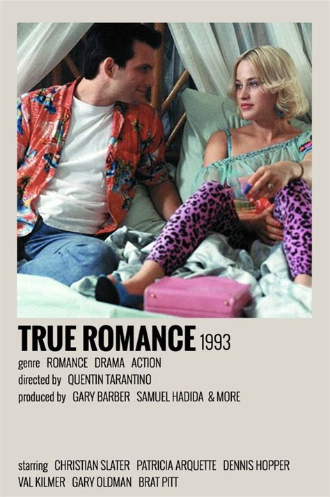 True Romance Minimalist Poster