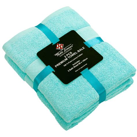 A standard bath towel is 27 x 52 inches while bath sheets usually run around 35 x 60. 2 Pcs 100 % Cotton Premium Bath Sheet Towel Bale Set ...