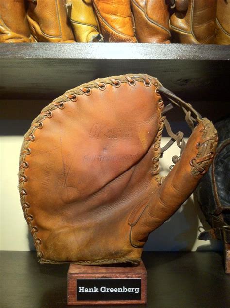 Hank Greenberg Ok 846 Basemitt Front Ok Baseball Glove Collector