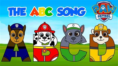 Paw Patrol Abc Song Learning Alphabet For Children Toddler