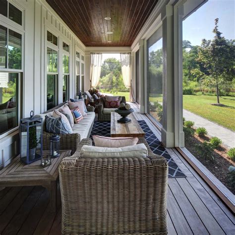 Amazingly Cozy And Relaxing Screened Porch Design Ideas Porch Design Screened Porch