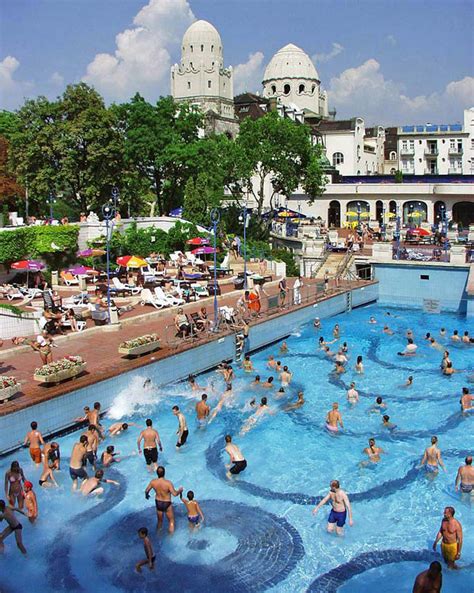 Outdoor Wave Pool Gellert Bath Baths Budapest