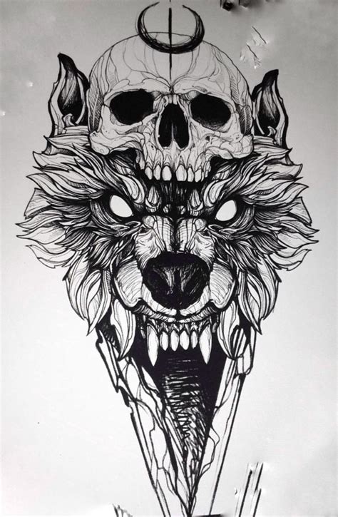 Pin By Marco Gomez On Ideas Animal Tattoos Skull Tattoo Design