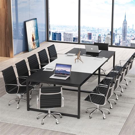 Buy Tribesigns 8ft Conference Table Large Rectangle Shaped Meeting