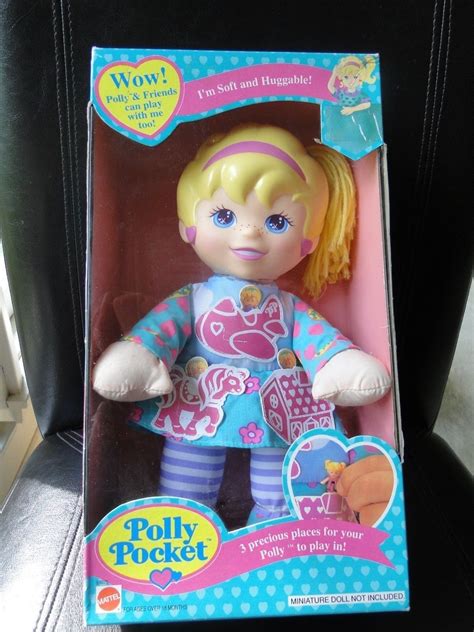 1995 Rare Mattel Polly Pocket 11 Inch Soft Huggable Doll Nrfb New Ebay Polly Pocket Retro
