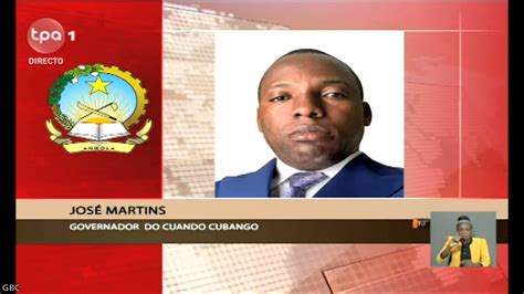 José Martins é O Novo Governador Do Cuando Cubango Youtube