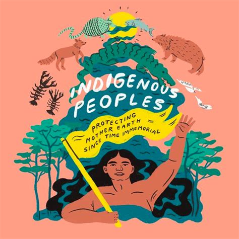 the cover of indigenous peoples featuring an image of a woman holding a sign