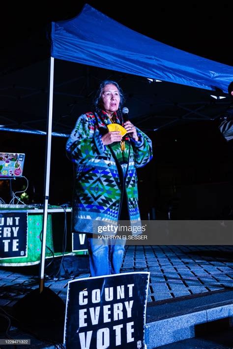 Cathy Sampson Kruse Of The Waluulapum~confederated Tribes Of The News Photo Getty Images