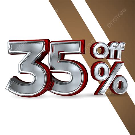 35 Off Vector Design Images 35 Sale Off 3d Number Discount Promotion