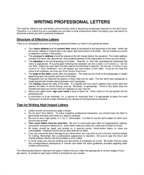 Free 7 Sample Letter Writing Templates In Pdf Ms Word