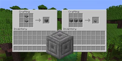Minecraft How To Make Stone Bricks