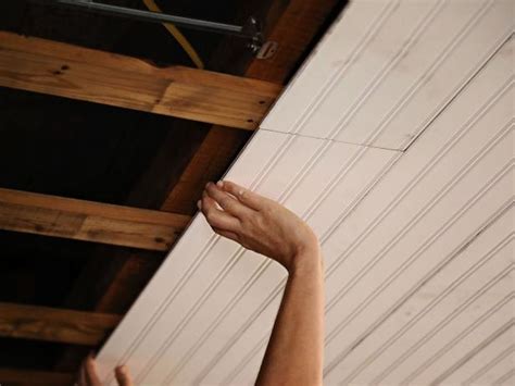 I love both traditional and cottage styles, and it ties into both nicely. How to Replace a Drop Ceiling With Beadboard Paneling | DIY