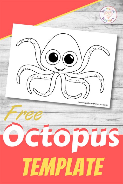 Cute Octopus Template Great For Preschool Crafts Nurtured Neurons