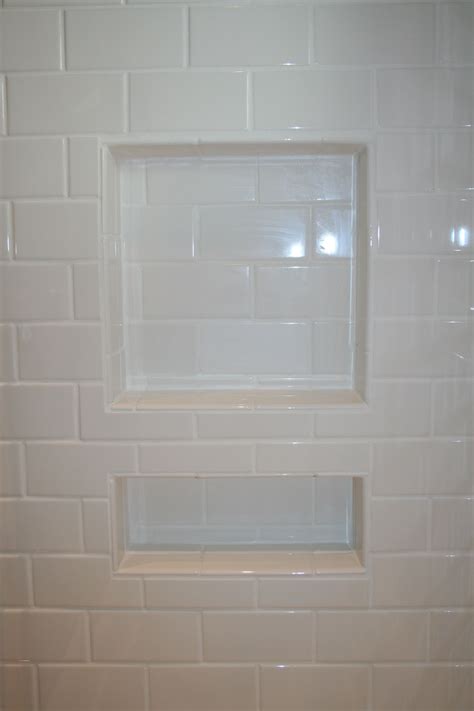 Ceramic Shampoo Shower Niche Insert Diy Bathroom Shampoo Soap Shelf