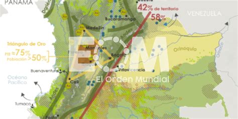 El Mapa De La Geopolítica De Colombia Easy Reader