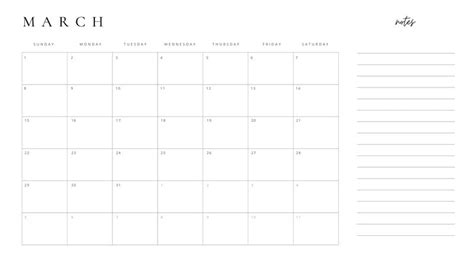 Page 3 Free Printable Customizable Monthly Calendar Templates Canva