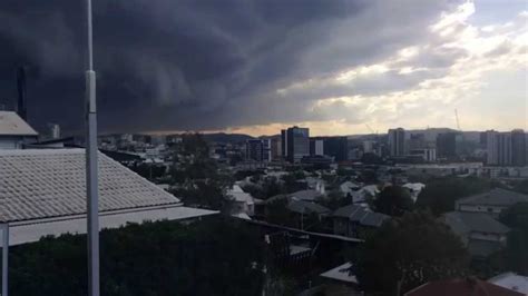 Brisbane Australia Hail Storm Timelapse 27112014 Youtube
