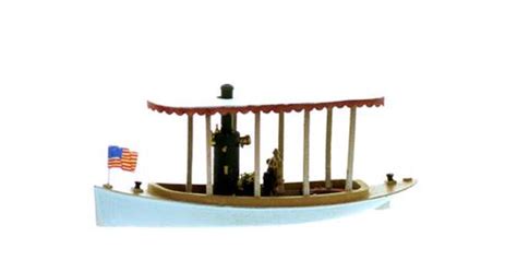 Ho Scale Boat Series Classic Steam Launch Detailed Kit