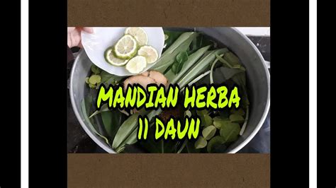 Dihasilkan daripada daun herba terpilih untuk : MANDIAN HERBA(SEGAR BADAN) - YouTube
