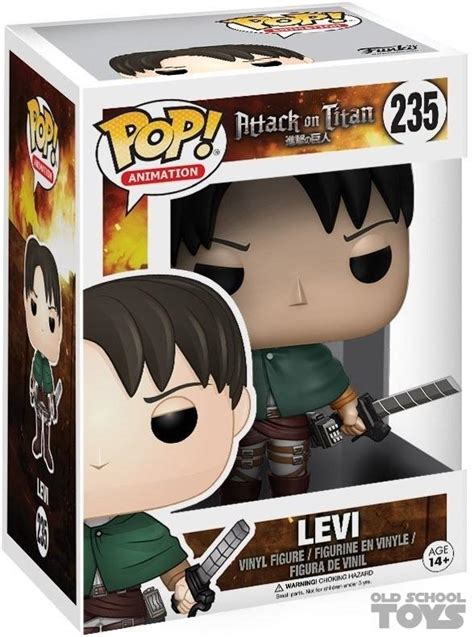 Levi (Attack on Titan) Pop Vinyl Animation Series (Funko) | Old School Toys