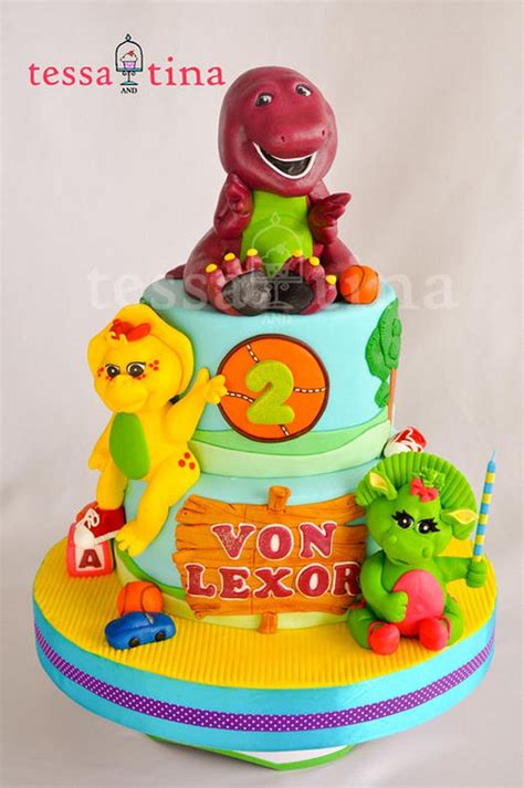 Barney And Friends Cake Decorated Cake By Cakesdecor