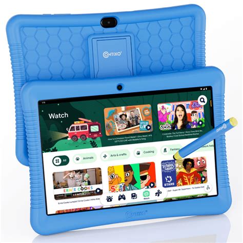 Contixo 10 Inch Kids Tablet With 150 Value Educator Approved Apps Eye
