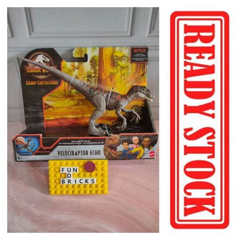 Jual Jurassic World Camp Cretaceous Velociraptor Echo Savage Strike Mattel Di Seller Fun D