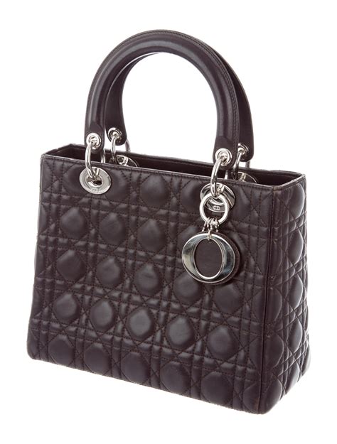 Christian Dior Medium Lady Dior Bag Handbags Chr58817 The Realreal