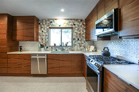 Mid Century Modern Style Kitchen Remodel With Ikea Semihandmade