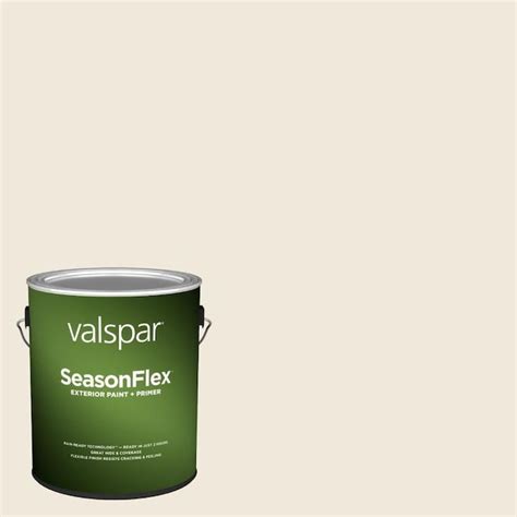 Valspar Seasonflex Satin Antique White 7002 20 Exterior Paint 1 Gallon
