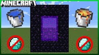 Equip your water bucket and gather. How To Make A Nether Portal In Minecraft With One Lava Bucket
