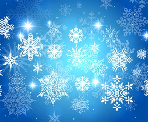 Blue Snowflake Christmas Background Vector Art And Graphics