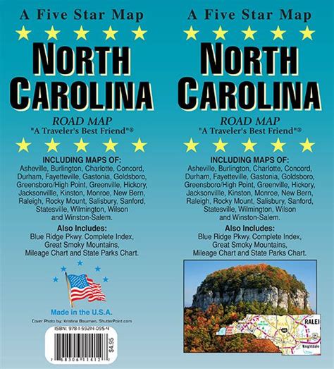 North Carolina North Carolina State Map Gm Johnson Maps