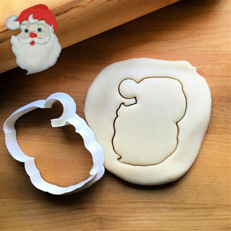 classic santa cookie cutter multi size etsy