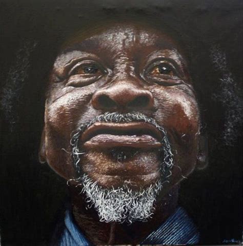 Realistic Portrait Paintings By South African Artist Loyiso Mzike