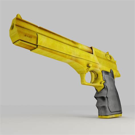 3d Model Gen Desert Eagle Pistol