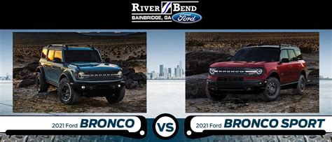 Ford Bronco Vs Bronco Sport What Are The Differences