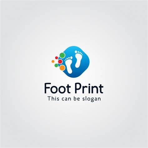 Free Vector Logo With Feet