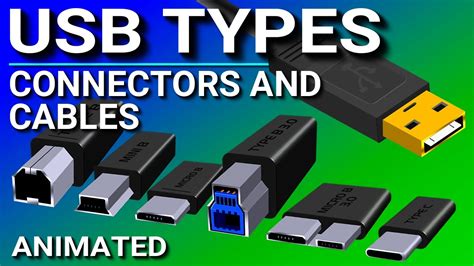 Usb Ports Cables Types And Connectors Youtube