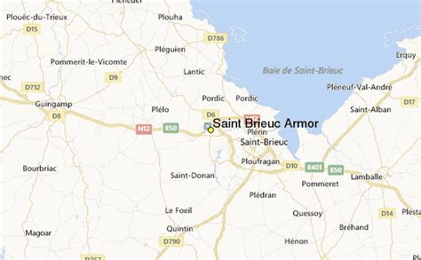St Brieuc Map Travelsfinderscom