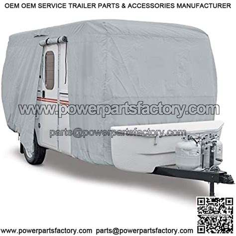 Over Drive Permapro Molded Fiberglass Travel Trailer Cover Fits Up To