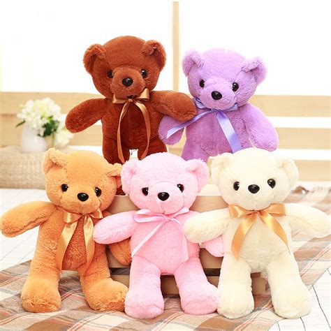 2018 New 35cm Cute Little Bears Stuffed Animals Soft Plush Toy White