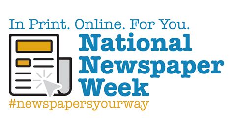 National Newspaper Week Begins Oct 1
