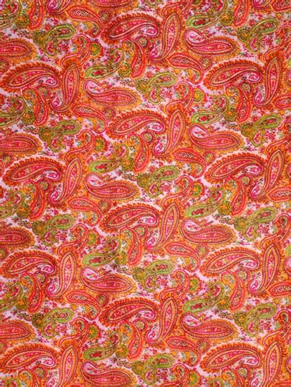 Paisley Printed Fabric