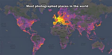 Map Most Photographed Places In The World Infographictv Number
