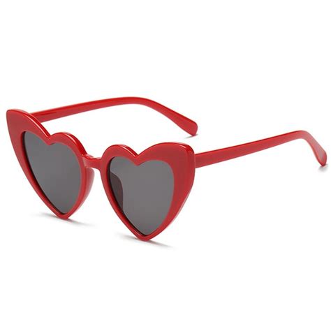 2019 heart shaped sunglasses women pink frame metal reflective mirror lens fashion luxury sun