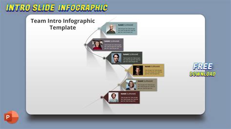 58infographic Powerpoint Team Introduction Template Youtube